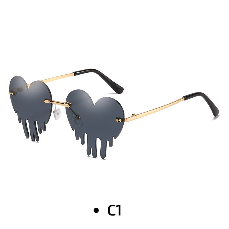 Wholesale 028 New Fashion Personalized Sunglasses Colorful Ocean Lens Sunglasses for Men and Women